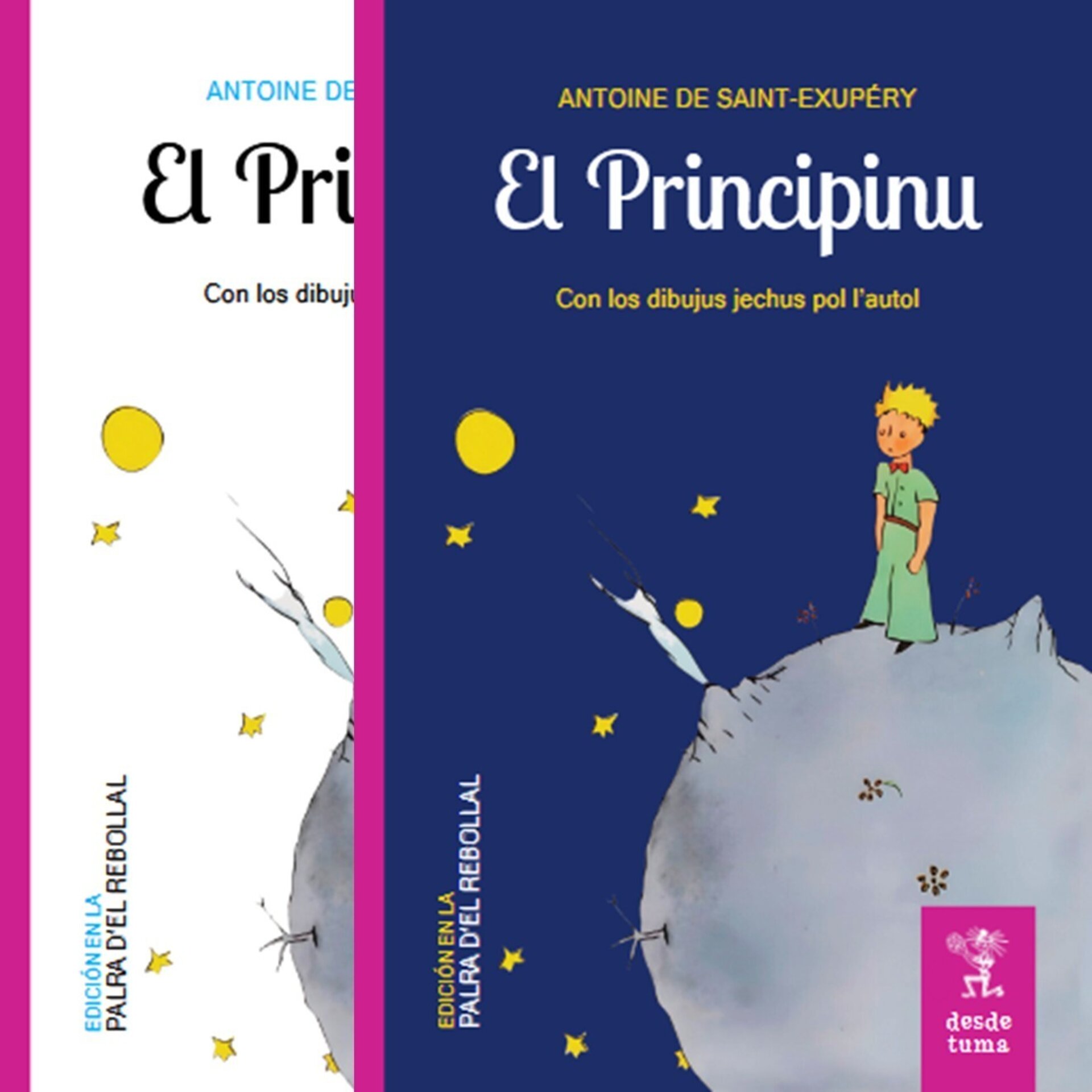 El Principinu [en la palra de El Rebollar] (portada azul · blanca) - 1