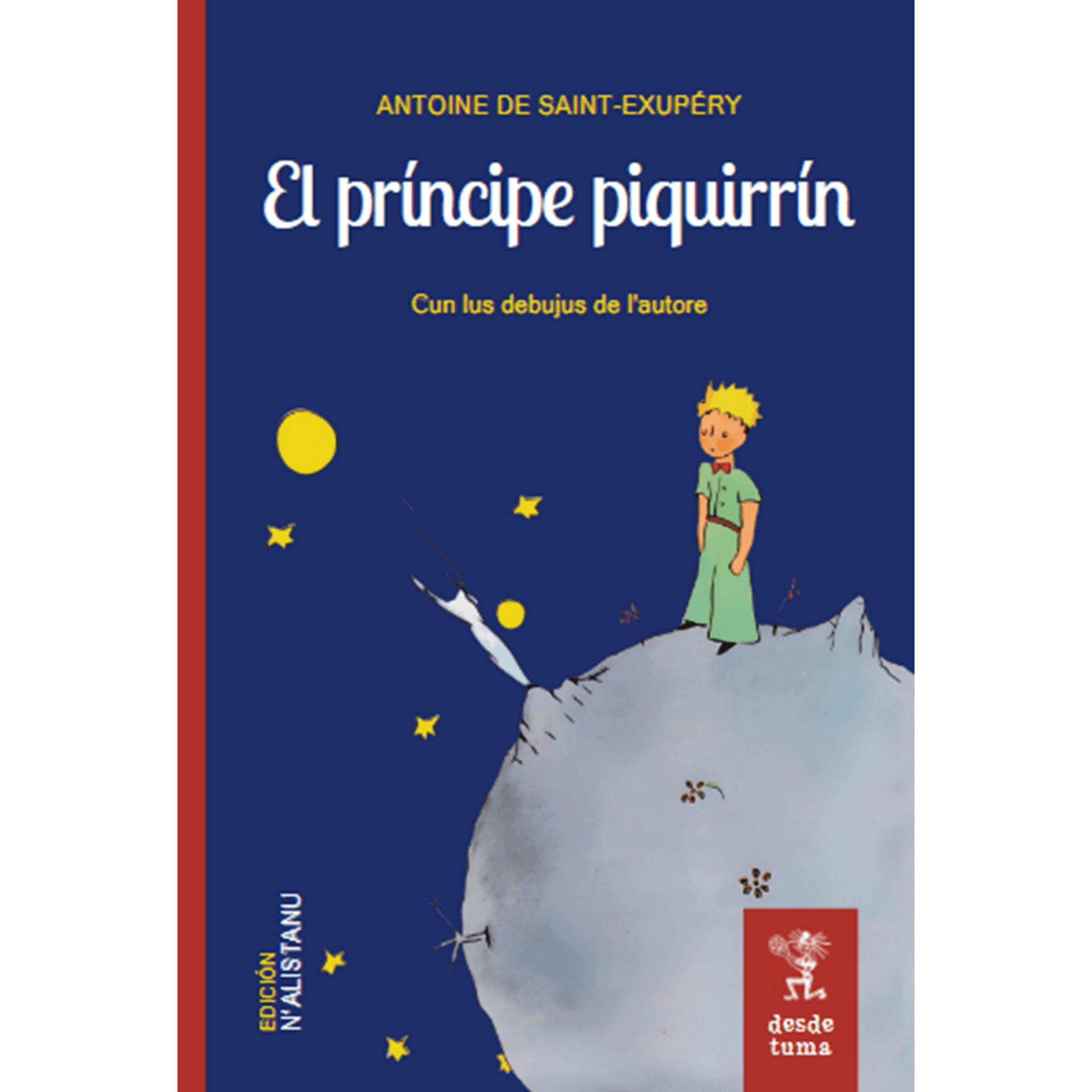 El príncipe piquirrín [en alistanu] (portada azul · blanca) - 3