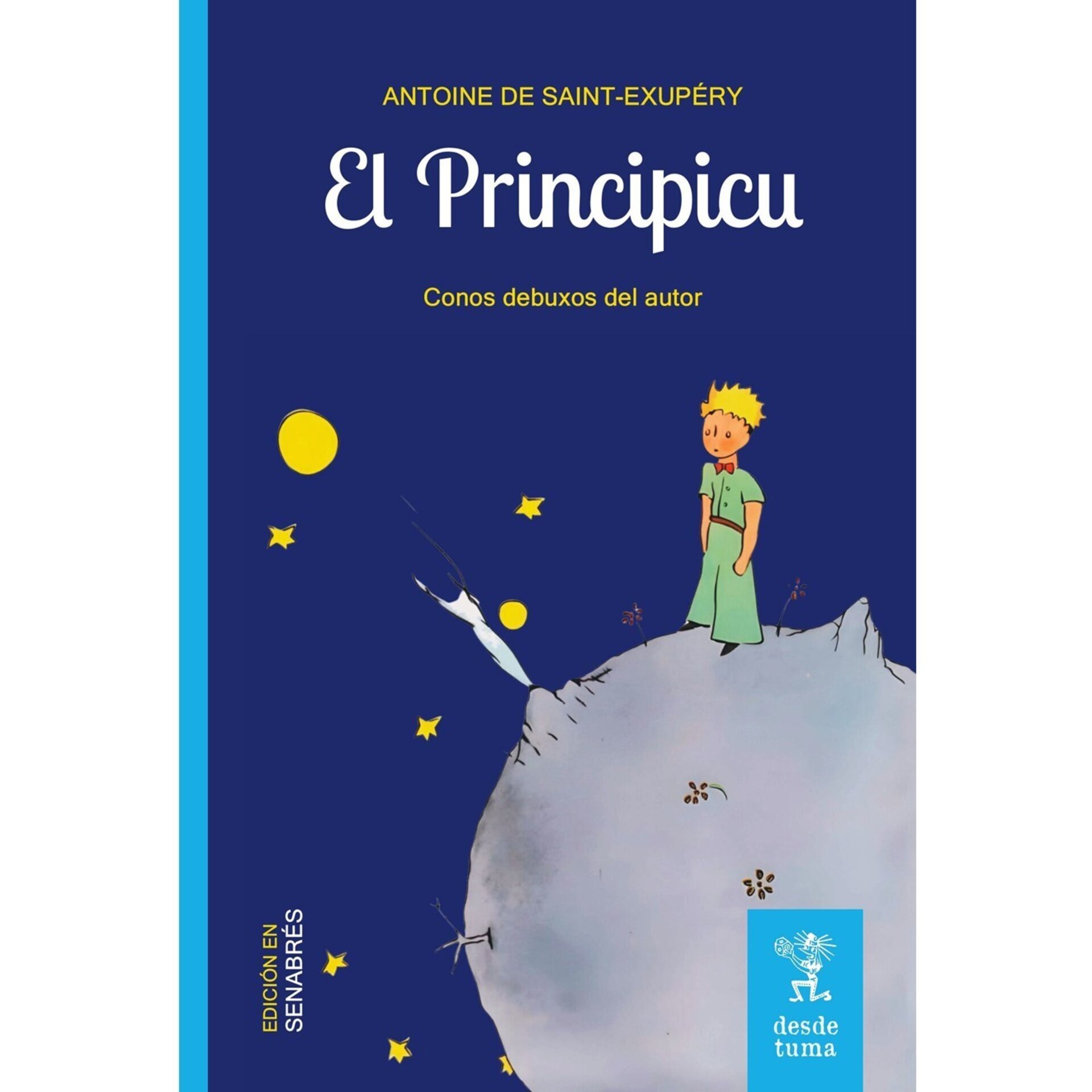 El Principicu [en senabrés] (portada azul · blanca) - 3