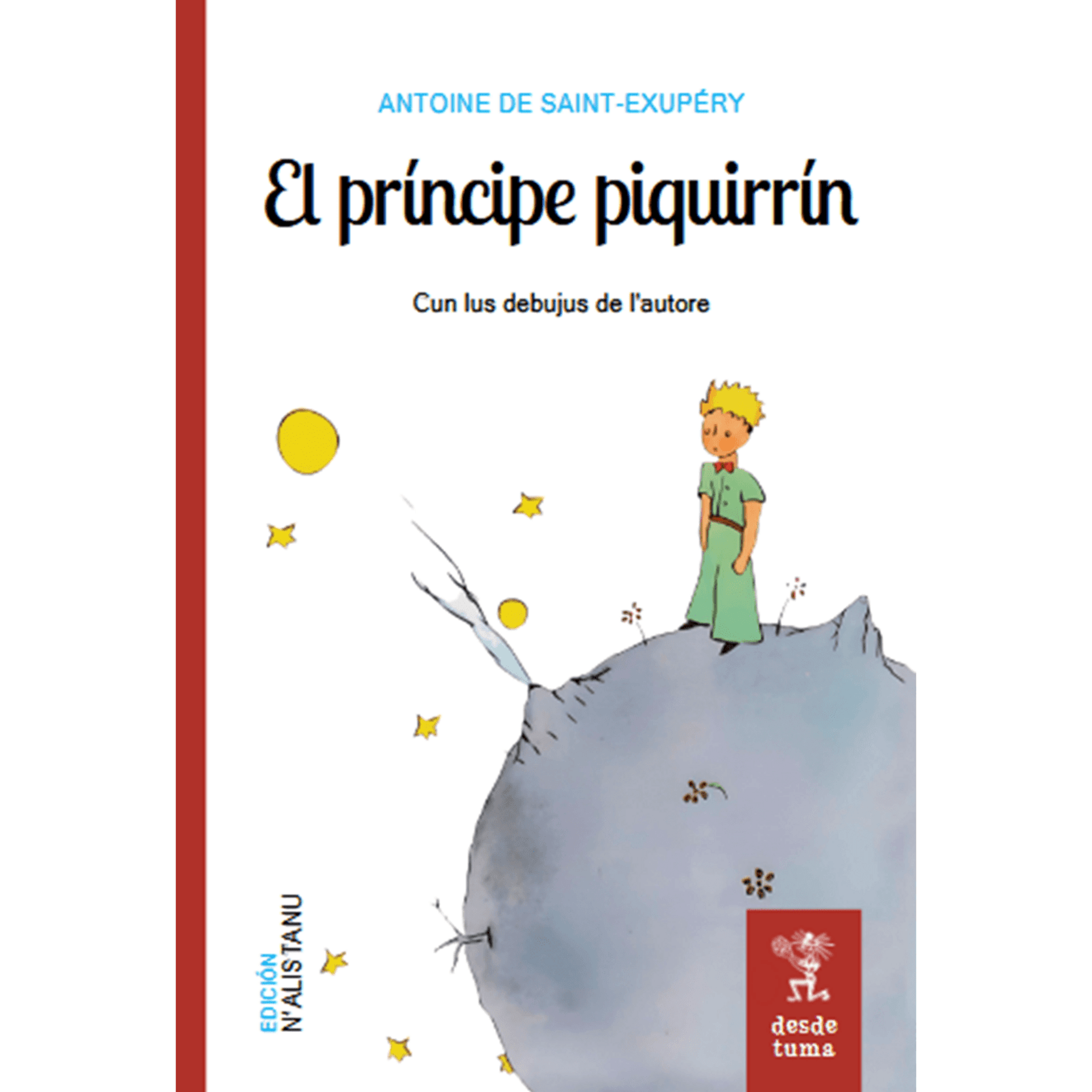 El príncipe piquirrín [en alistanu] (portada azul · blanca) - 2