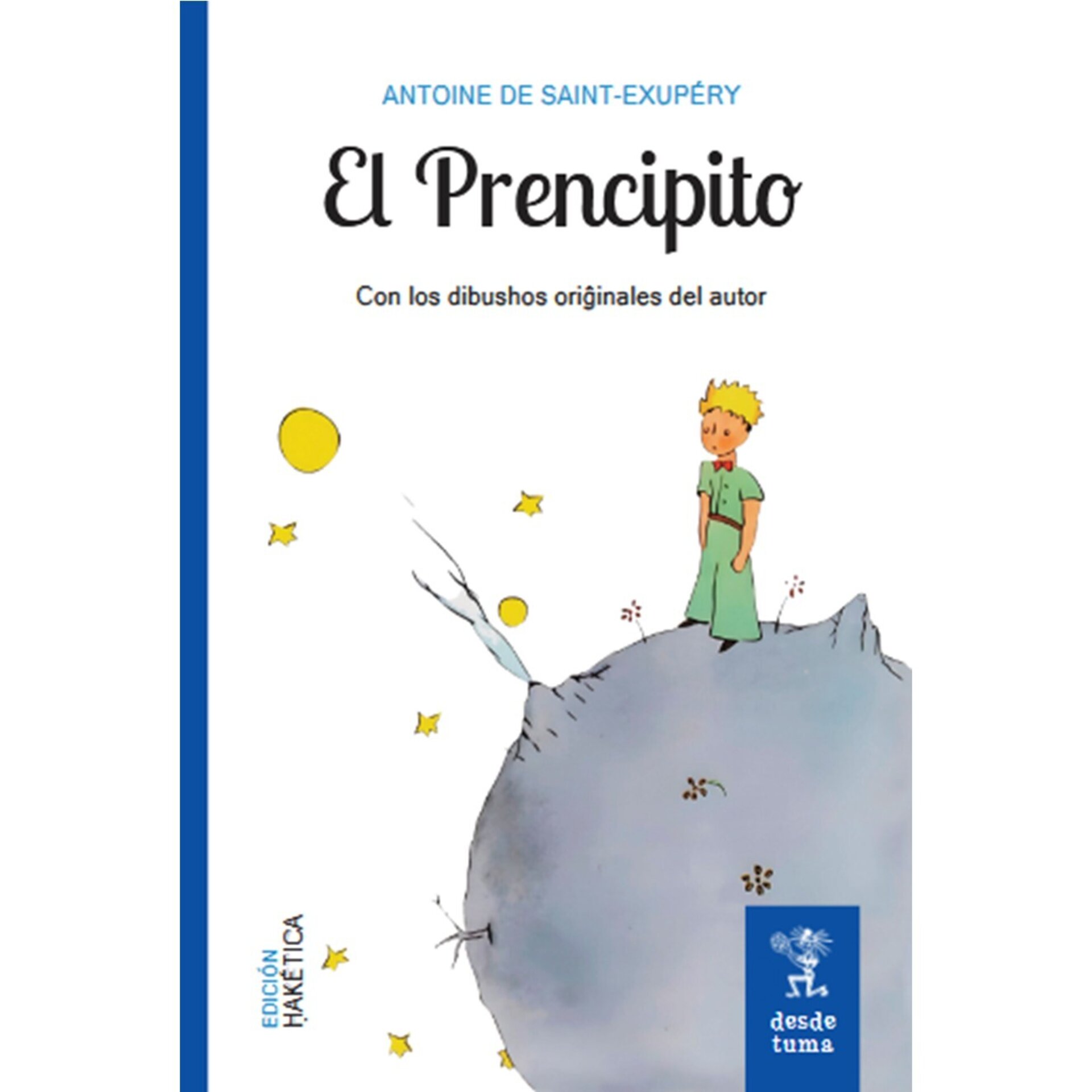 El Prencipito [en haketía] (portada azul · blanca) - 3