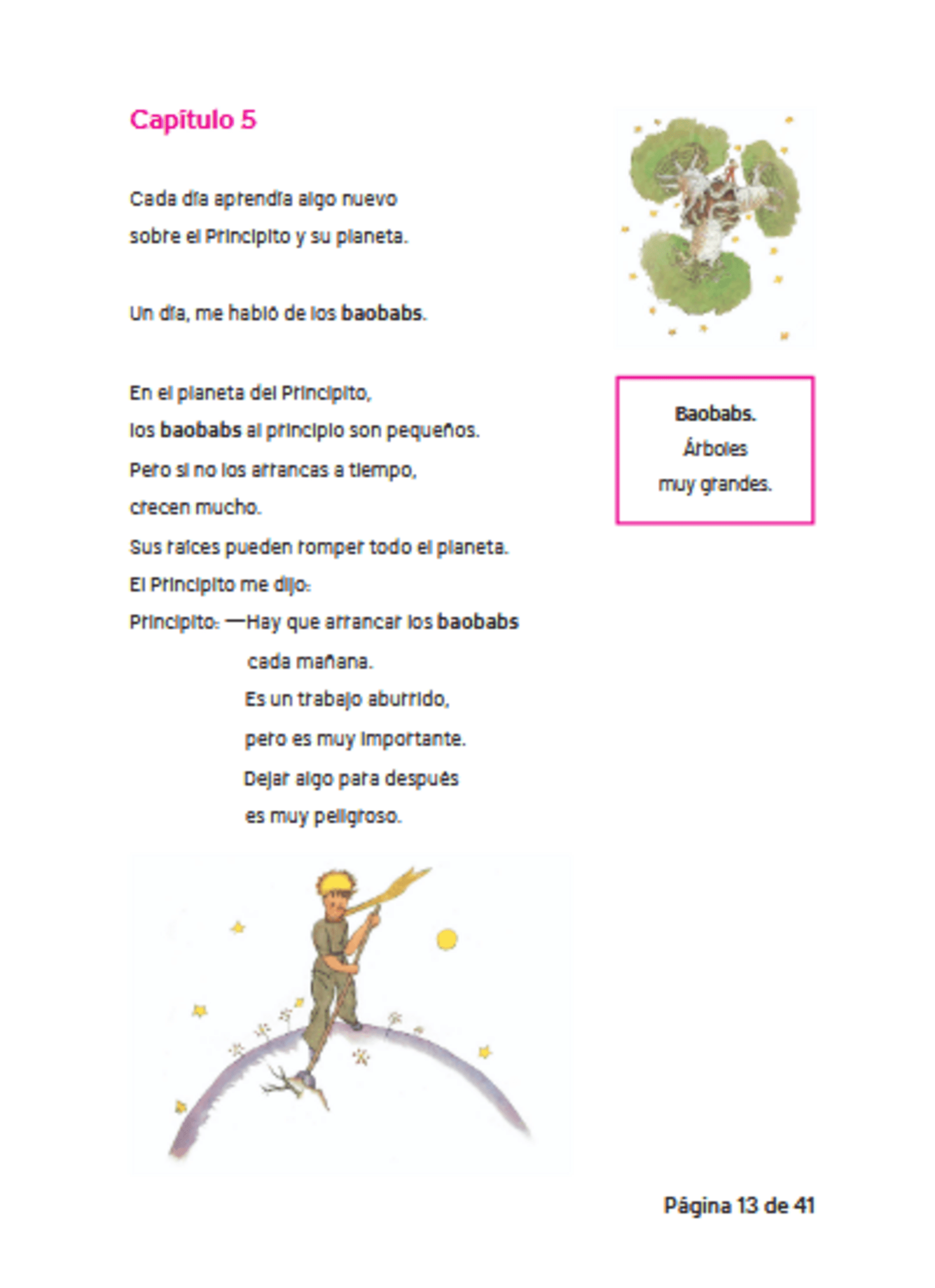 El Principito [edición en lectura fácil, castellano] (portada azul · blanca) - 5