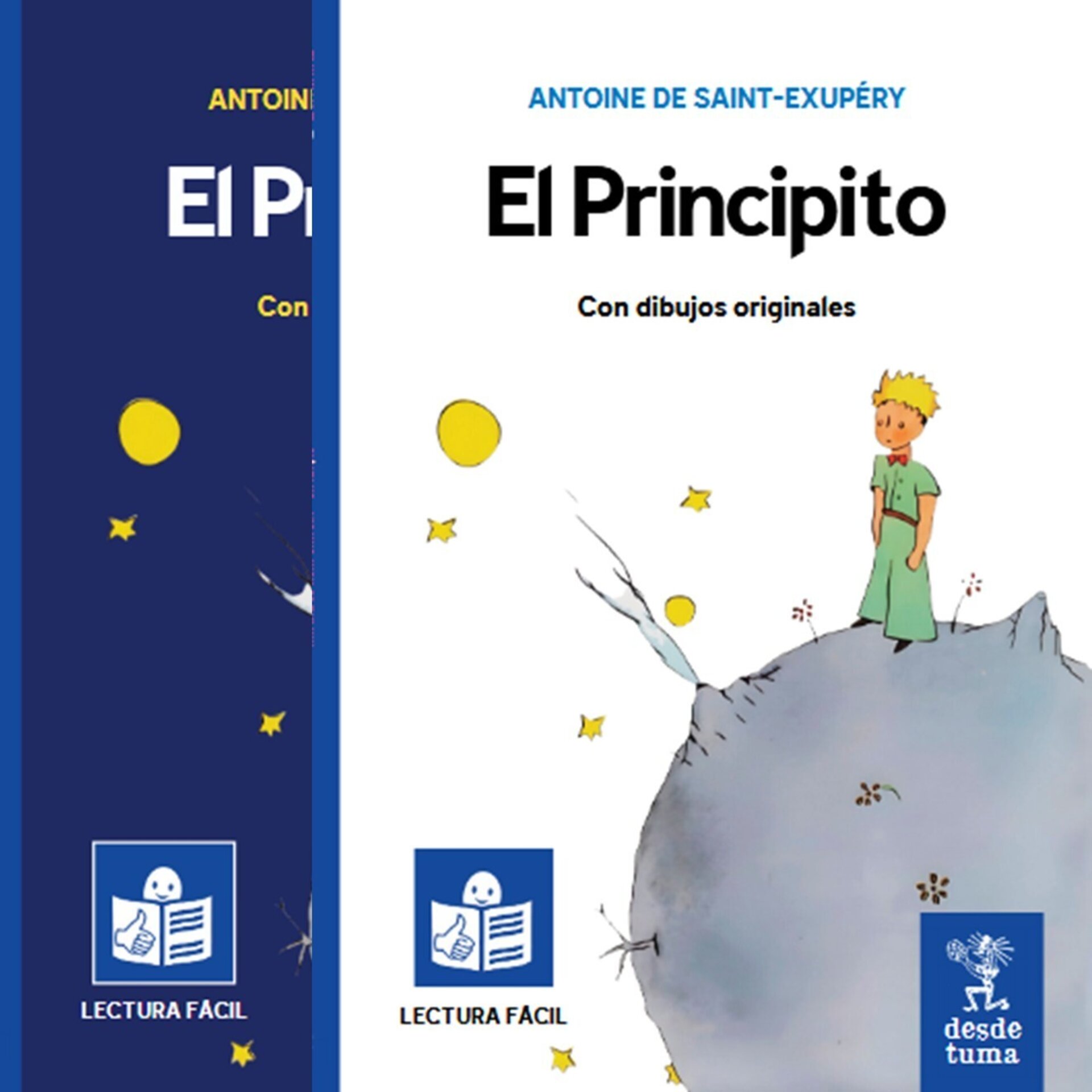 El Principito [edición en lectura fácil, castellano] (portada azul · blanca) - 1