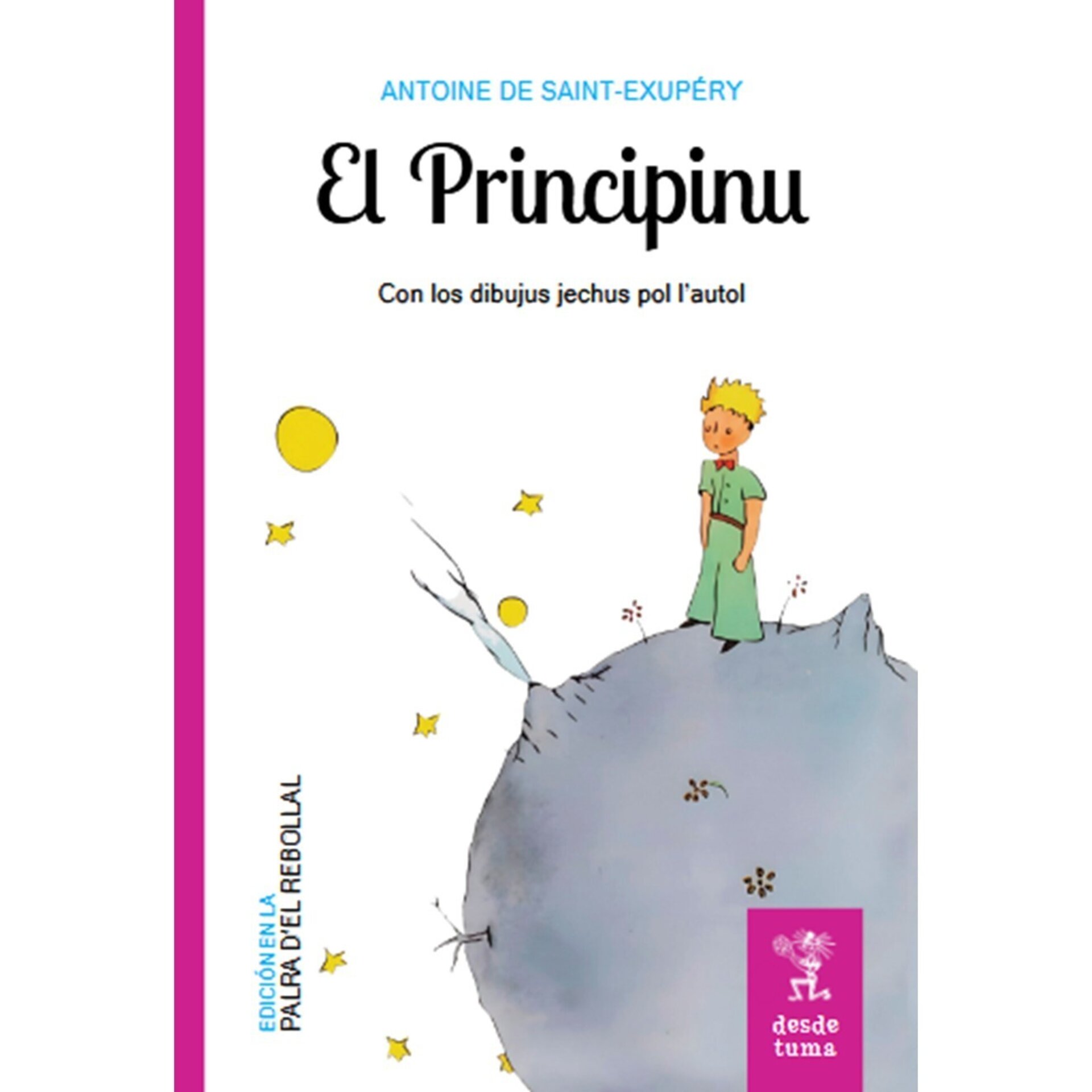 El Principinu [en la palra de El Rebollar] (portada azul · blanca) - 2