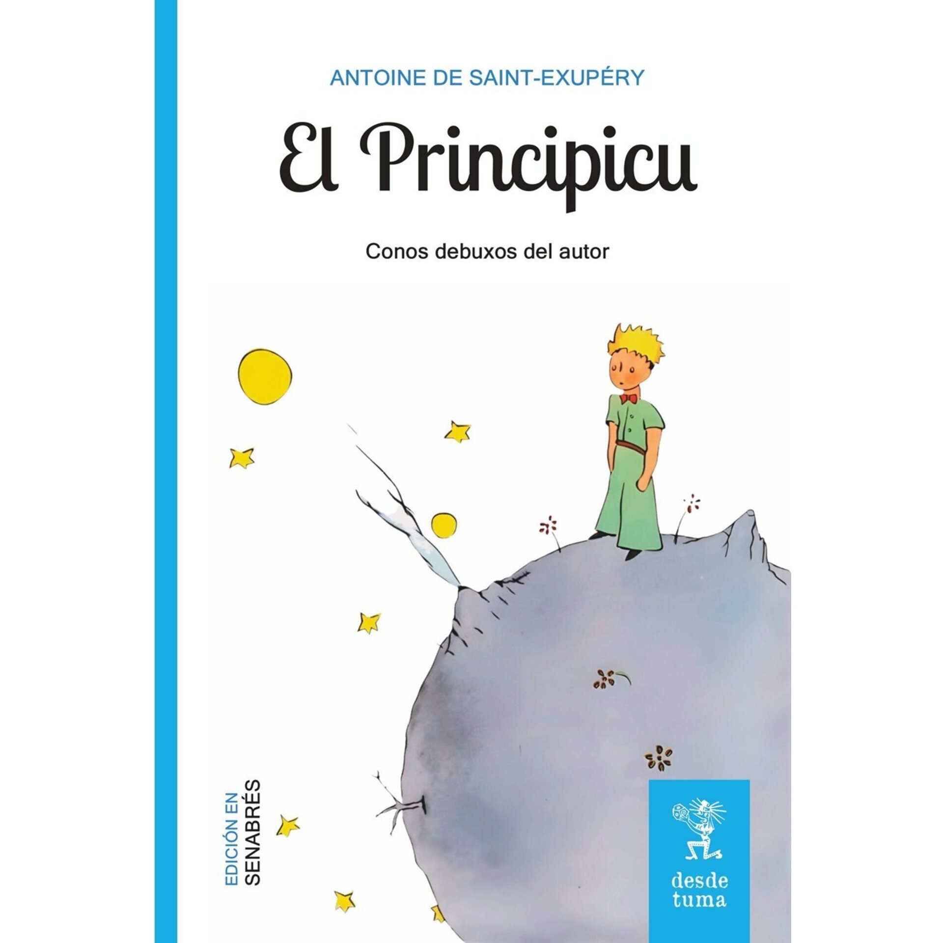 El Principicu [en senabrés] (portada azul · blanca) - 2