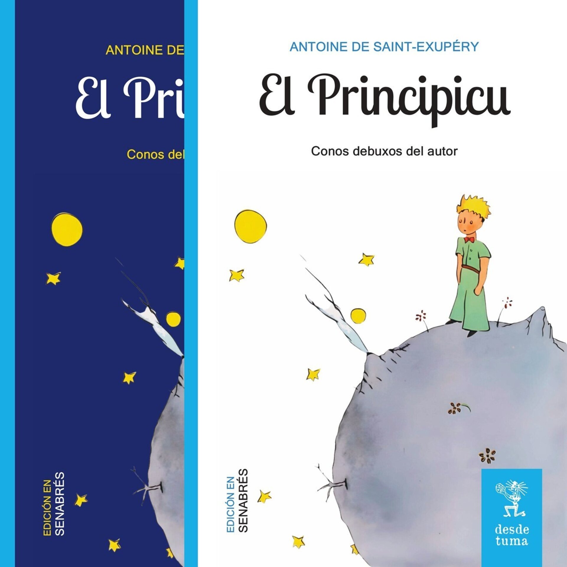 El Principicu [en senabrés] (portada azul · blanca) - 1