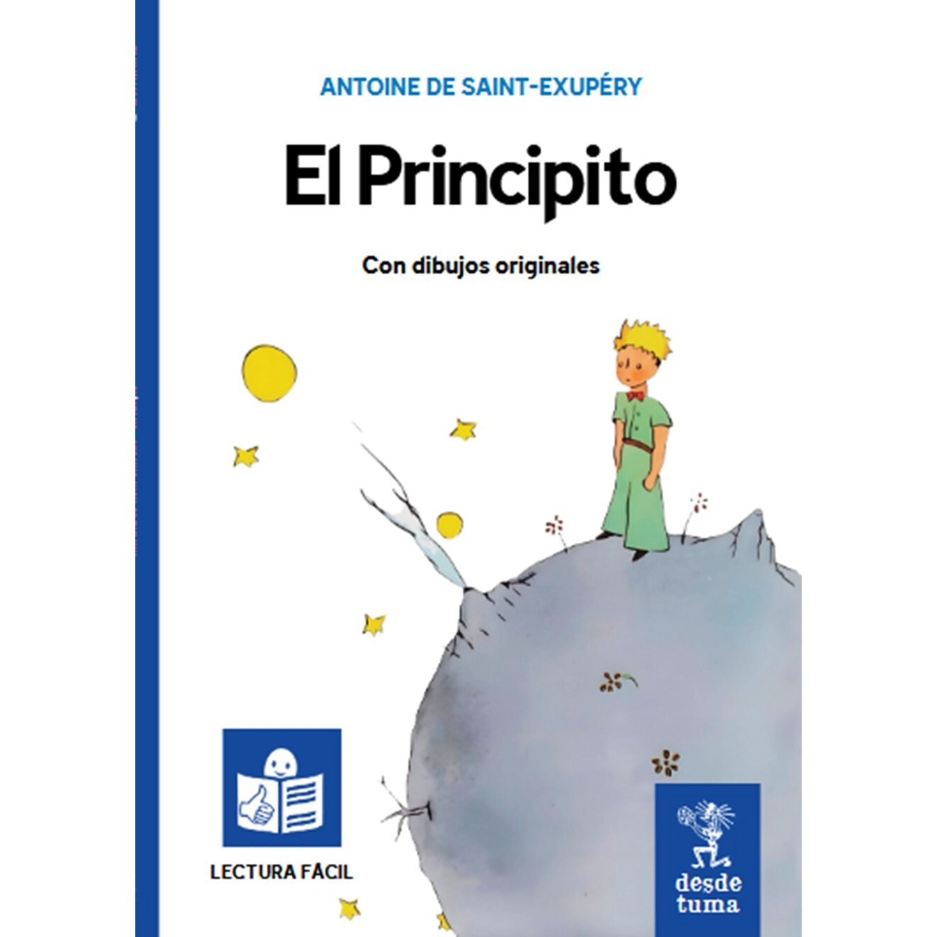 El Principito [edición en lectura fácil, castellano] (portada azul · blanca) - 2
